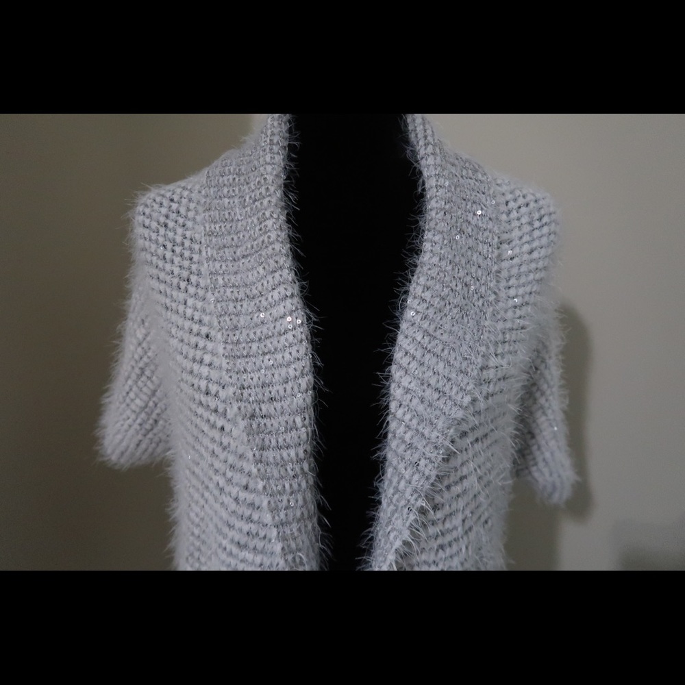 Xoxo Women’s open front cardigan Sweater Sz Medium - Picture 7 of 11